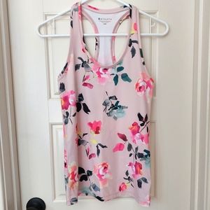 Athleta Shanti Floral Racerback Tank XSP XS Petite